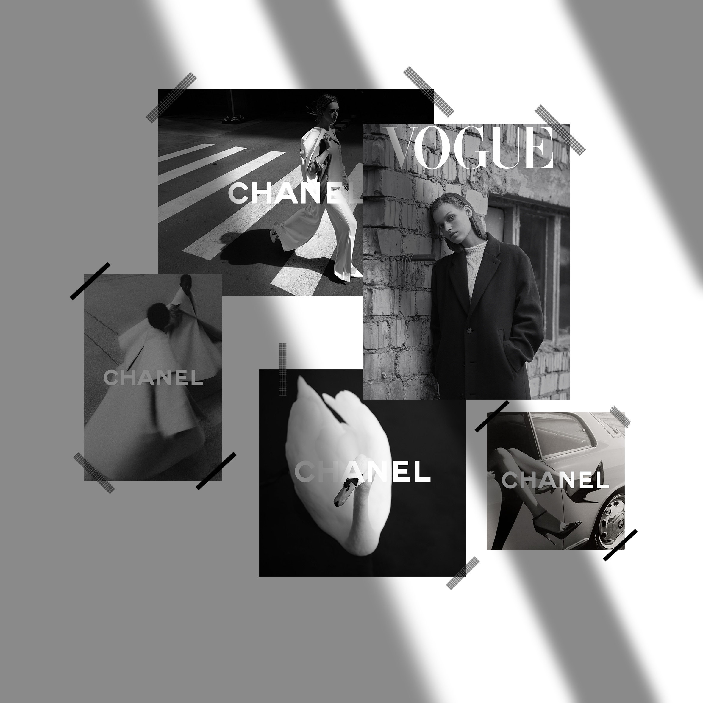 artdep lab 暗黑光影系列 欧美杂志摄影封面大卡片拍照道具墙饰