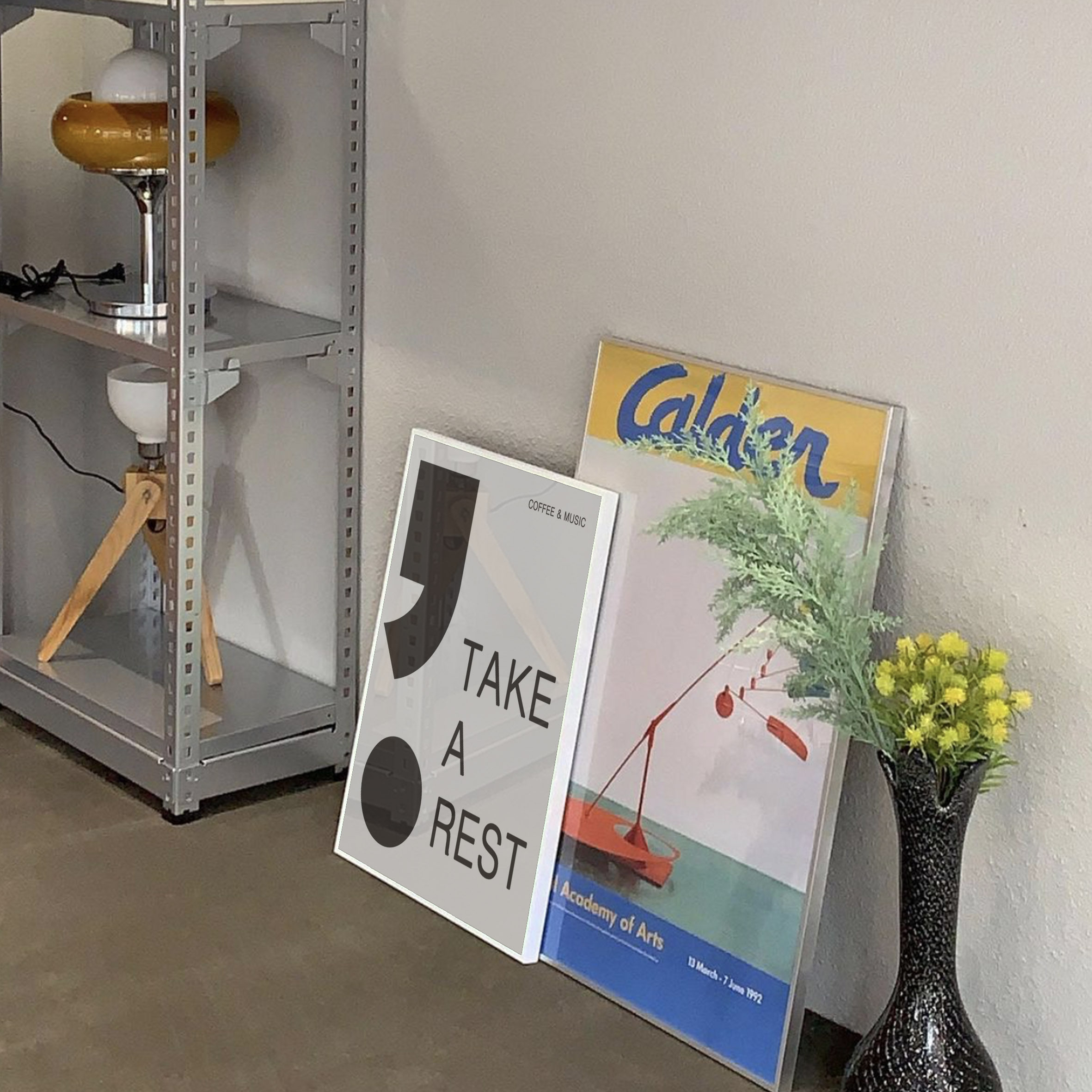 网红款咖啡馆酒吧海报