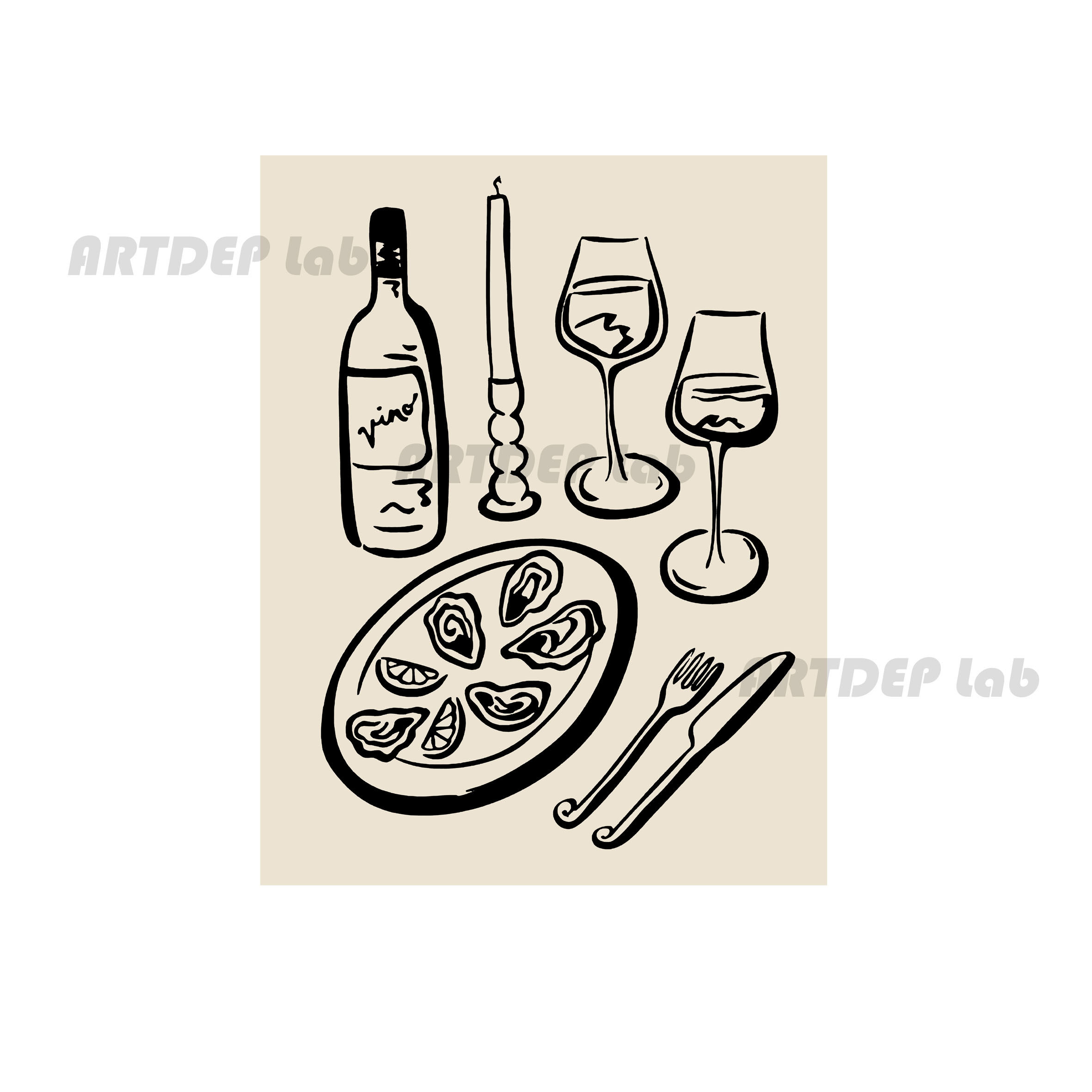 ATD烛光晚餐西餐厅咖啡店