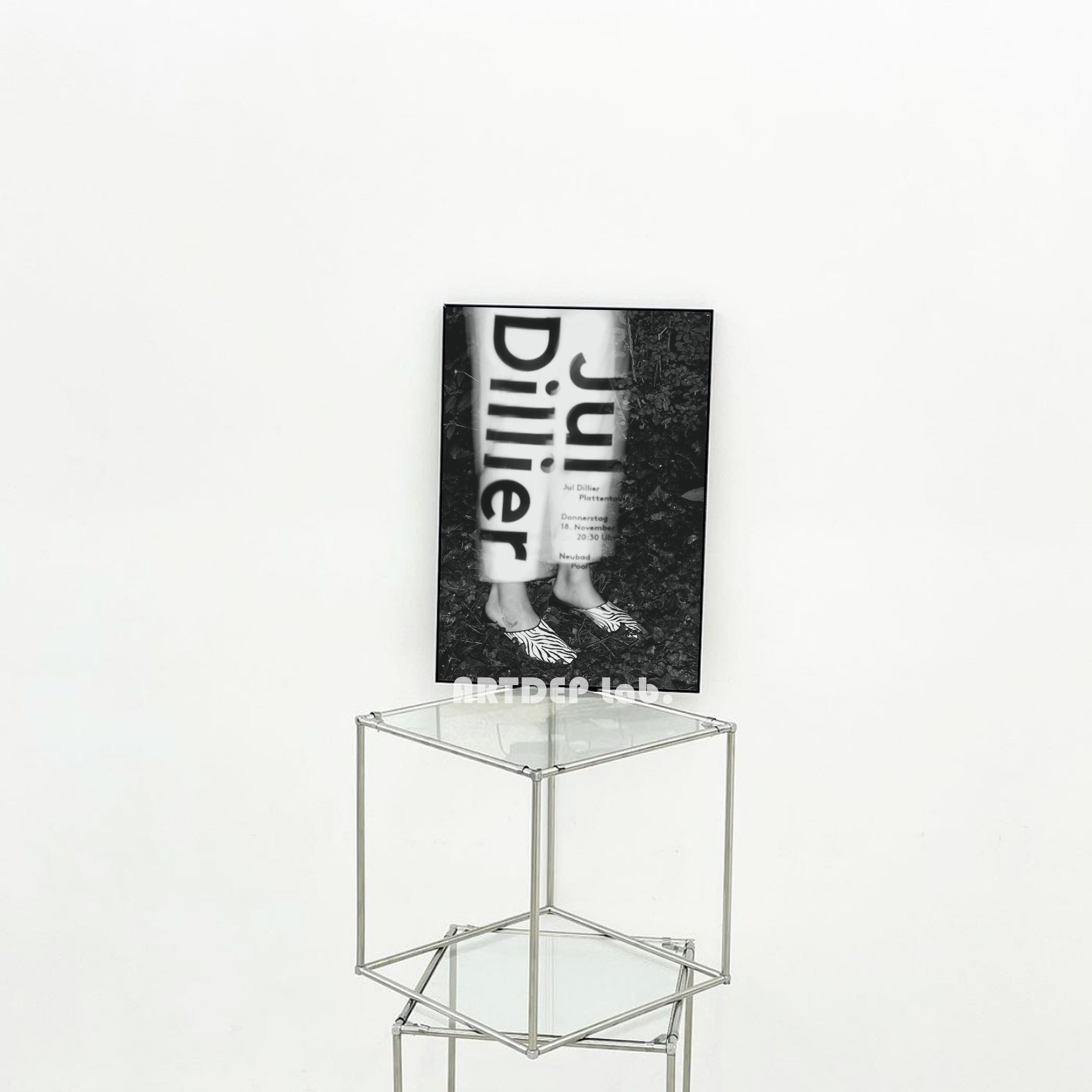 atd咖啡馆海报画芯设计师