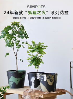24年新款花盆SIMPOTS树脂简约