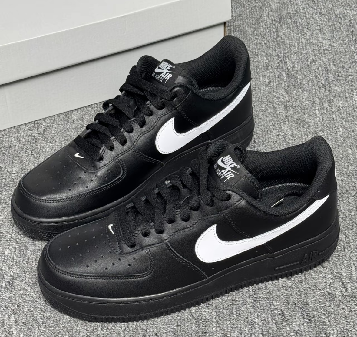 Nike Air Force 1 Low 黑白低帮运动休闲板鞋fz0627-010广州xc仓
