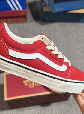 Ward 36经典复古休闲板鞋男女同款红色VN0A3IUNBOP广州xc仓