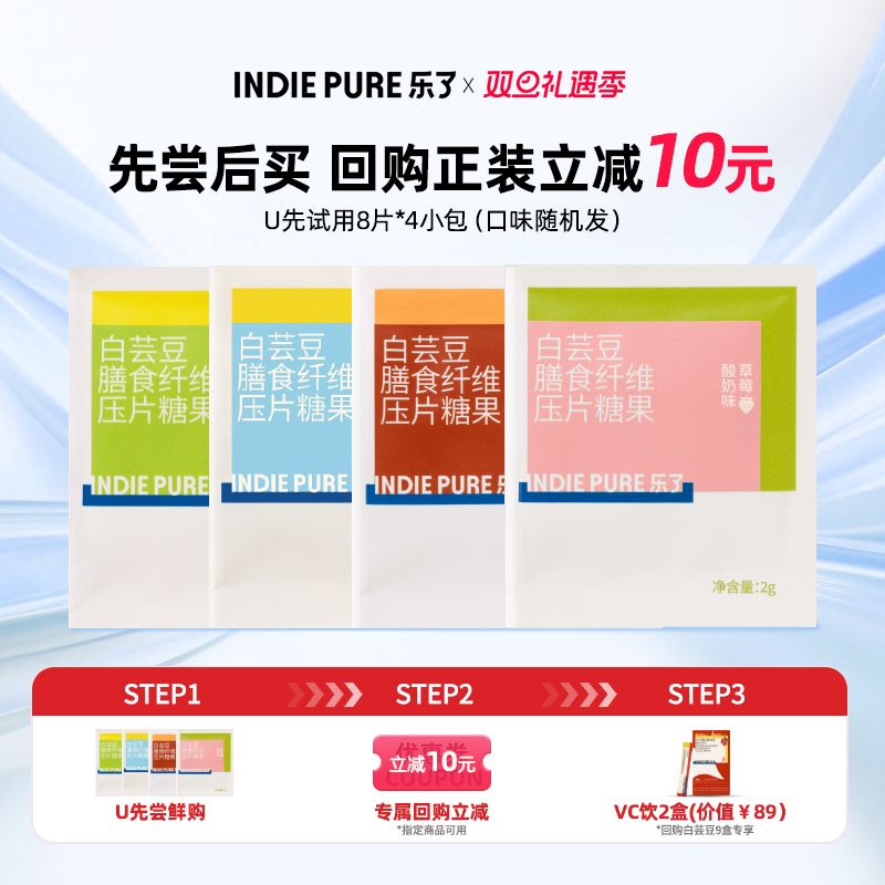 白芸豆阻断片4包（口味随机）