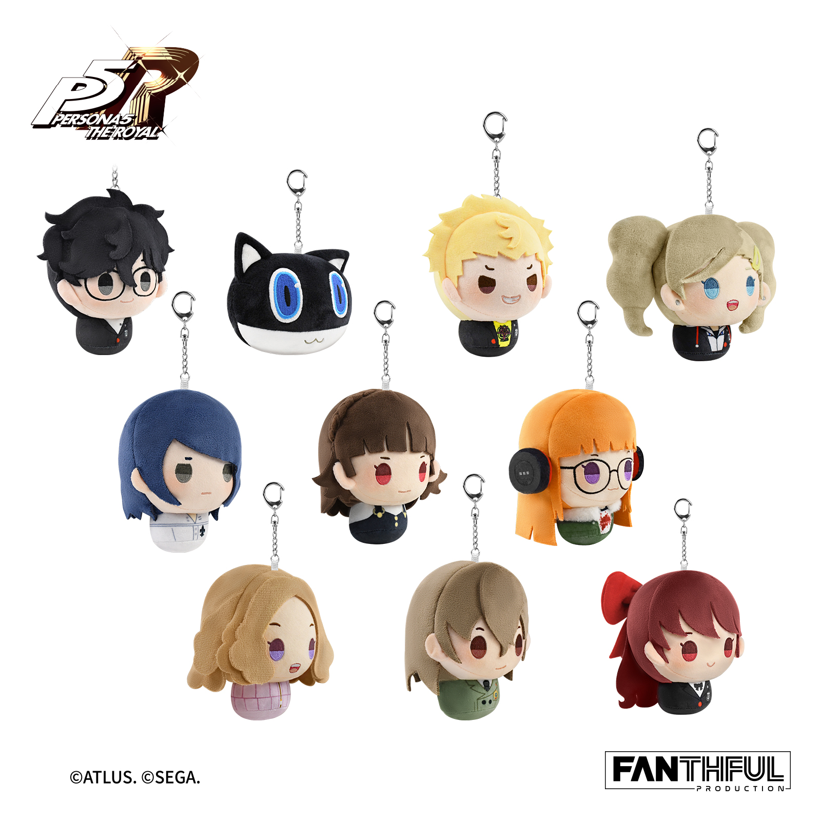 女神异闻录5皇家版角色毛绒挂件