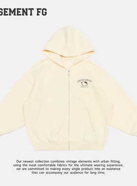 BASEMENT FGxHelloKitty美式休闲百搭宽松连帽卫衣251080081005