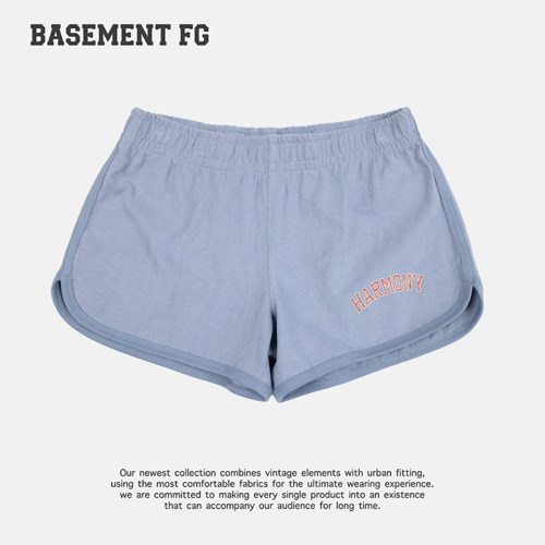 BASEMENTFG美式复古运动短裤女休闲百搭显瘦热裤261130018031