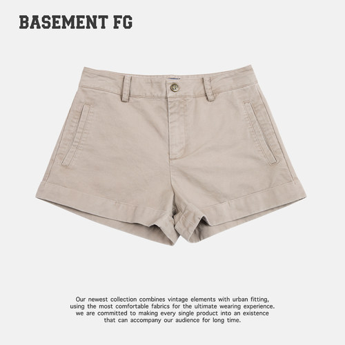 BASEMENTFG休闲短裤女夏季百搭显瘦热裤262130003096