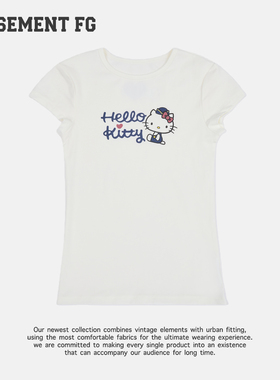 BASEMENTFGxHelloKitty印花短袖T恤休闲上衣261020016005