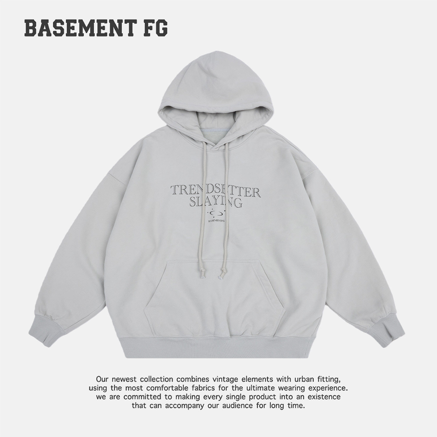 BASEMENTFG美式复古风卫衣/绒衫