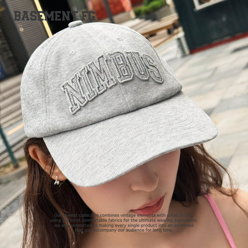 BASEMENTFG美式复古字母刺绣棒球帽男女百搭街头帽子264010113022
