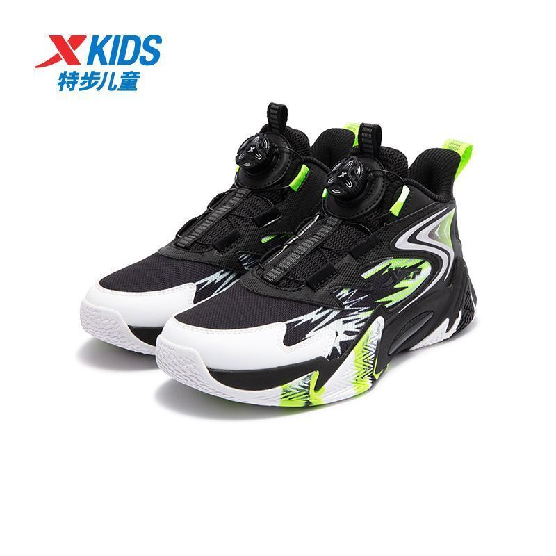 特儿童春季款篮球鞋中大童旋转专业扣防滑训练耐磨运动男童潮