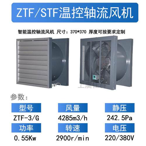 新款ZTF智能温控轴流风机