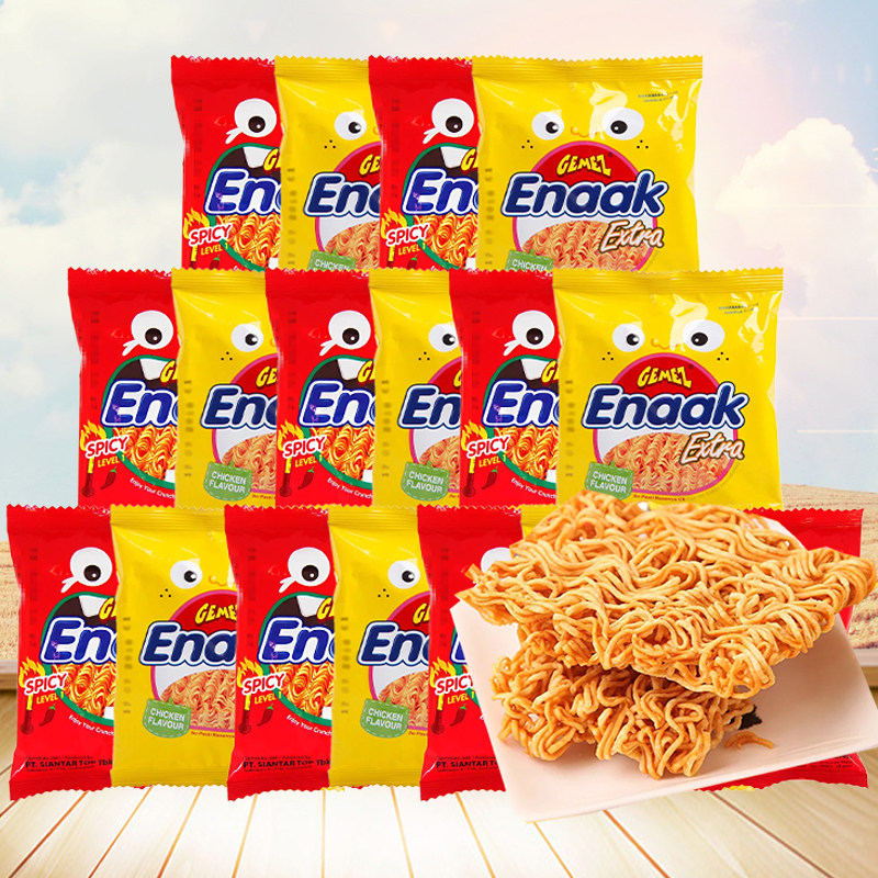 enaak印尼小鸡面干脆面烤鸡味干吃面整箱零食办公室小吃充饥夜宵,零食/坚果/特产,膨化食品,淘宝优惠券,粉丝福利购,淘宝优惠卷