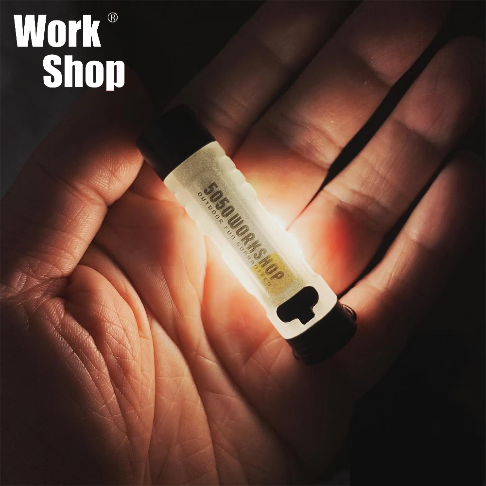 日本原版5050手电筒迷你口袋长续航超亮露营灯多功能调节户外照明