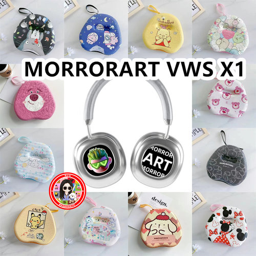 适用于MORRORART VWS X1头戴式耳机包卡通EVA保护盒收纳包