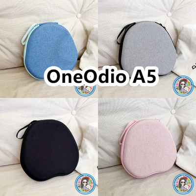 适用OneOdio A5头戴式耳机包纯色EVA充电头收纳包保护盒