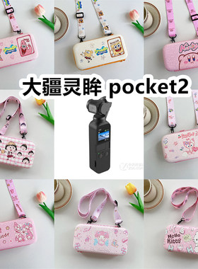适用于大疆灵眸 pocket2手持云台保护盒电源线电池收纳盒