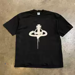 Vintage Store Not Simple Design Sense ins Vintage-Style Short-Sleeve T-Shirt Trendy Outfit Vintage Fashion Street Style