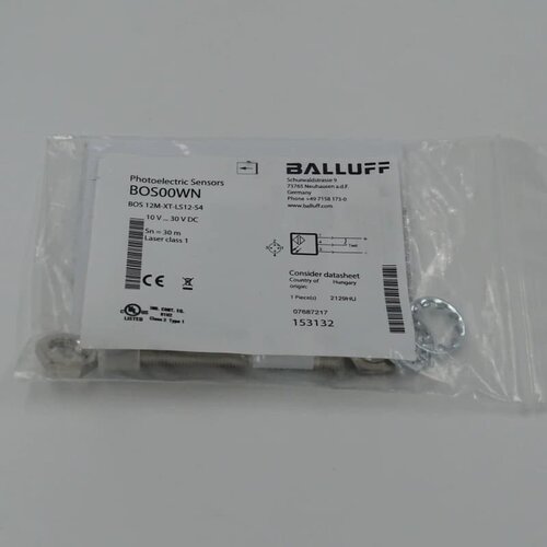 售前询价全新原装BALLUFF巴鲁夫BOS00WN对射感测器BOS 12M-XT-LS1