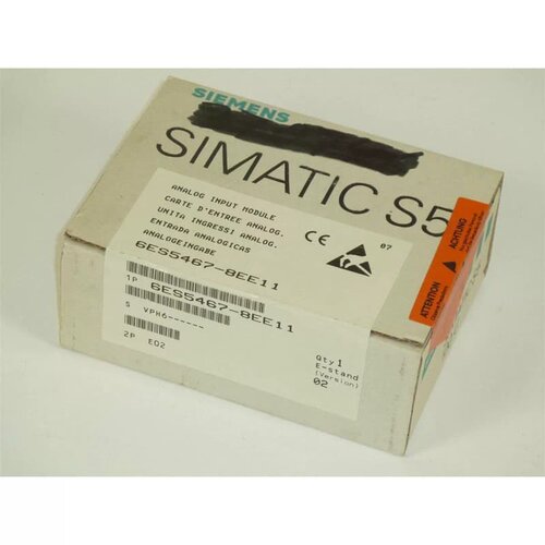 售前询价Siemens Simatic S5 Analog Input，6ES5467-8EE11，E:02