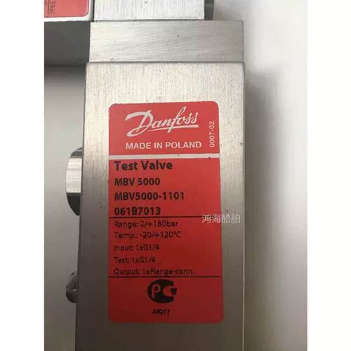 售前询价议价DANFOSS MBV5000-1101 061B7013丹佛斯测试阀 全新正