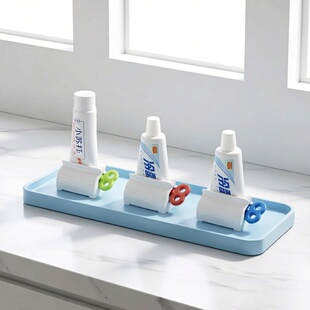 懒人挤牙膏神器儿童挤洗面奶卫生间手动挤牙膏夹子通用牙膏挤压器