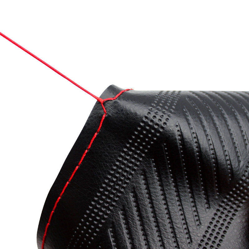 新款汽车方向盘套真皮手工缝制男士四季通用大众汽车真皮套大卡车