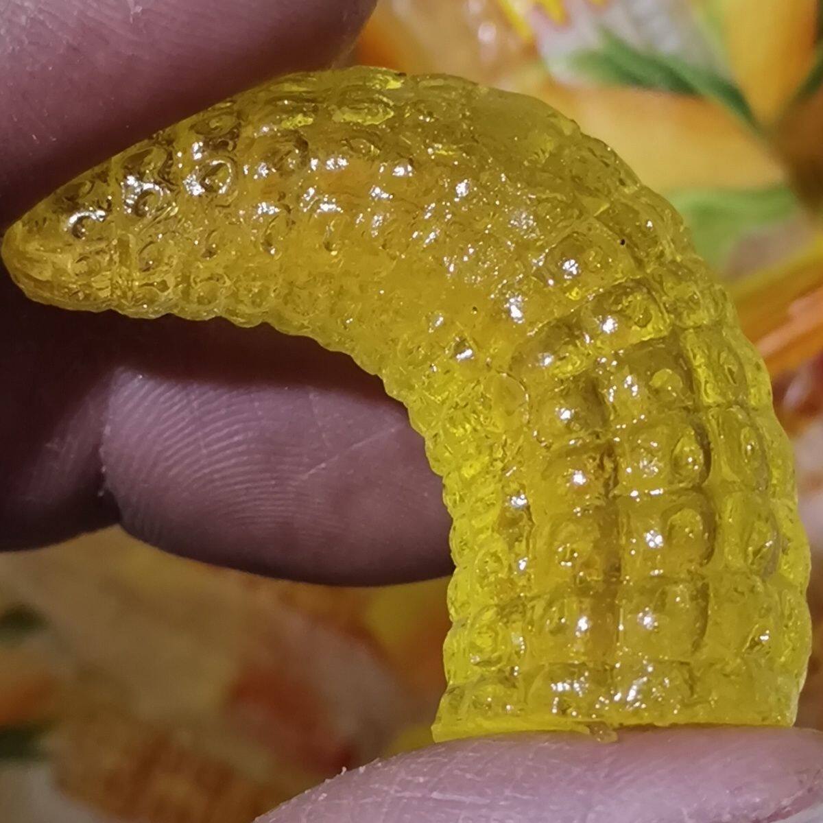 玉米软糖加长水晶款玉米糖行业用尖头螺旋果冻劲爆跳跳糖