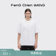 短袖 解构拼接双领2合1再造刺绣男女同款 经典 T恤 FengChenWang
