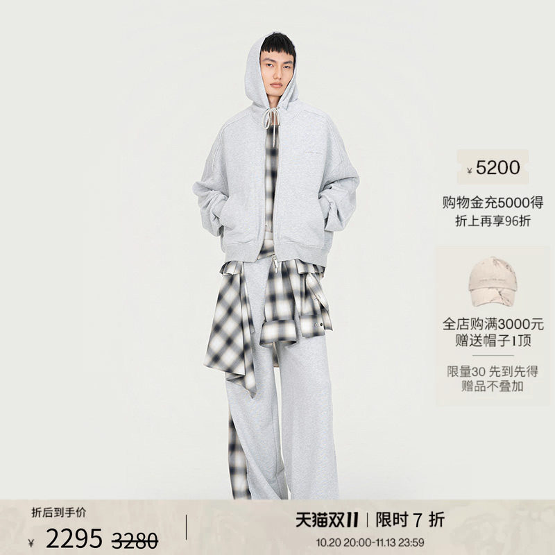 【新品首降】明星同款FengChenWang26春夏拉链帽衫男女款运动卫衣