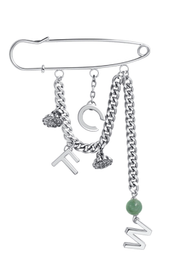 【FengChenWang】凤凰系列中性款金属标志设计感LOGO配饰胸针