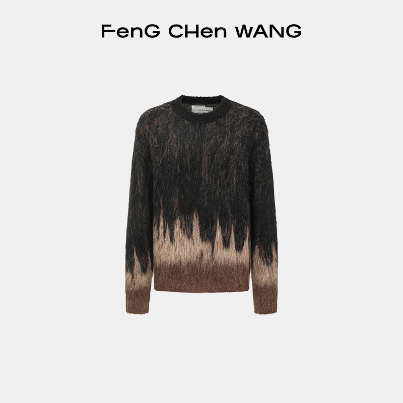 FengChenWang提花针织套头衫
