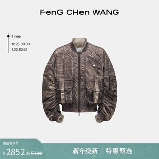 尼龙棒球夹克 25春夏砂洗男女同款 FengChenWang