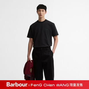 Chen 黑色短袖 T恤 Feng 龙马精神 Barbour 新年限定 Wang