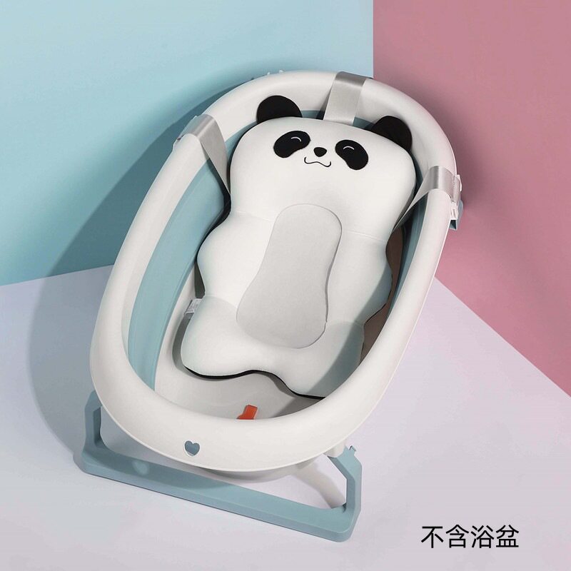 婴儿洗澡躺托海绵垫宝宝浴床可漂浮洗浴可坐躺新生儿沐浴架