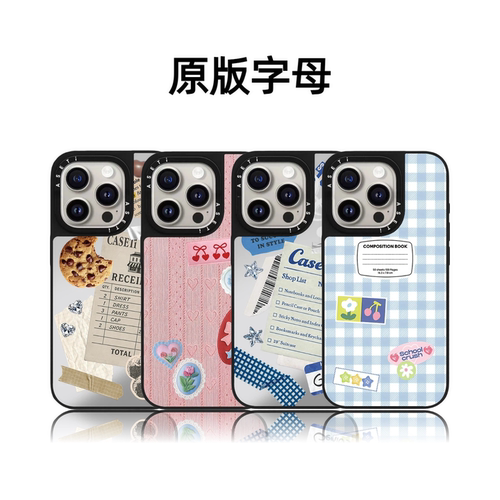 CASETiFiY联名草莓蝴蝶标签17pro适用于iPhone16promax苹果15plus手机壳14磁吸13小众个性12华强北平替潮壳女