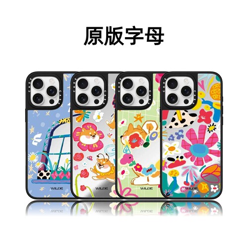 CASETiFiY联名WILDE王尔德的花17pro适用于iPhone16promax苹果15plus手机壳14磁吸13艺术家12华强北平替潮女