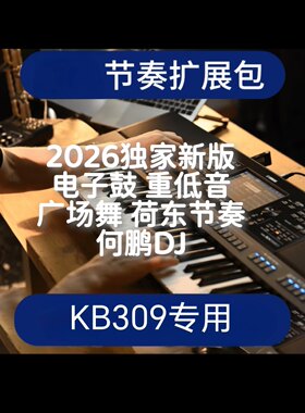 2026新版KB309电子鼓节奏包kb309扩展包Kb309何鹏DJ荷东(不是卖琴