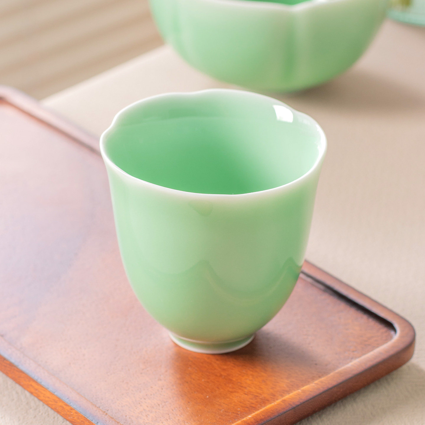 陶瓷杯子家用喝水高颜值水杯青瓷创意宋式高端宋韵茶杯酒杯商用,餐饮具,茶杯,淘宝优惠券,粉丝福利购,淘宝优惠卷