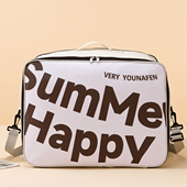 大容量手提旅行袋轻便登机包可套拉杆旅游出行李包住校衣物收纳袋