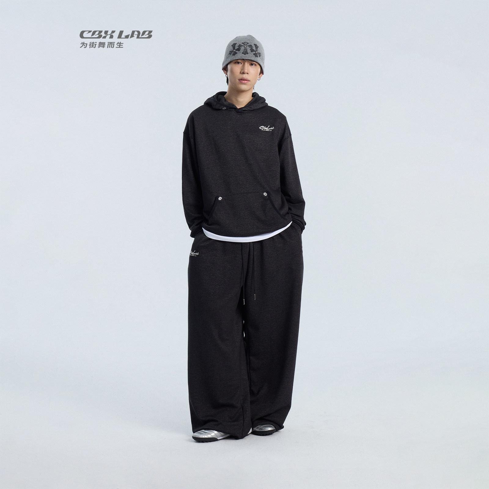 CBXLAB男装韩系仿牛仔抒情嘻装潮