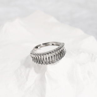 DAMAI《毒液》活口戒指男女指环小众设计骨头骨节手饰品可调节ins