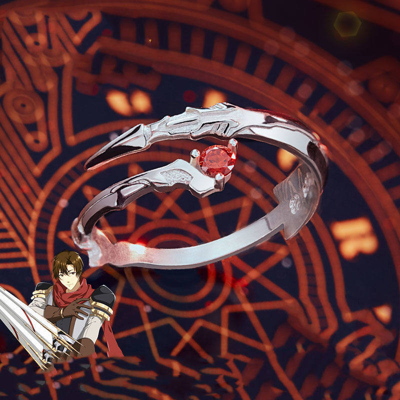 全职高手戒指国漫二次元动漫周边叶修君莫笑千机伞戒指开口可调节
