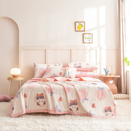 2025新款印花款A类全棉棉花夏被 被子被芯