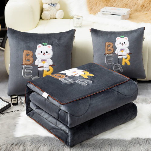 加厚抱枕被子两用车载沙发办公室午睡折叠靠垫被枕头被子礼物批发
