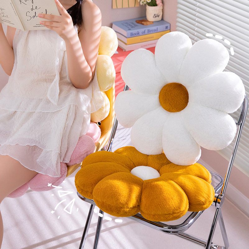 ins风太阳花抱枕沙发客厅花朵飘窗靠垫花瓣靠背现代轻奢床头靠枕