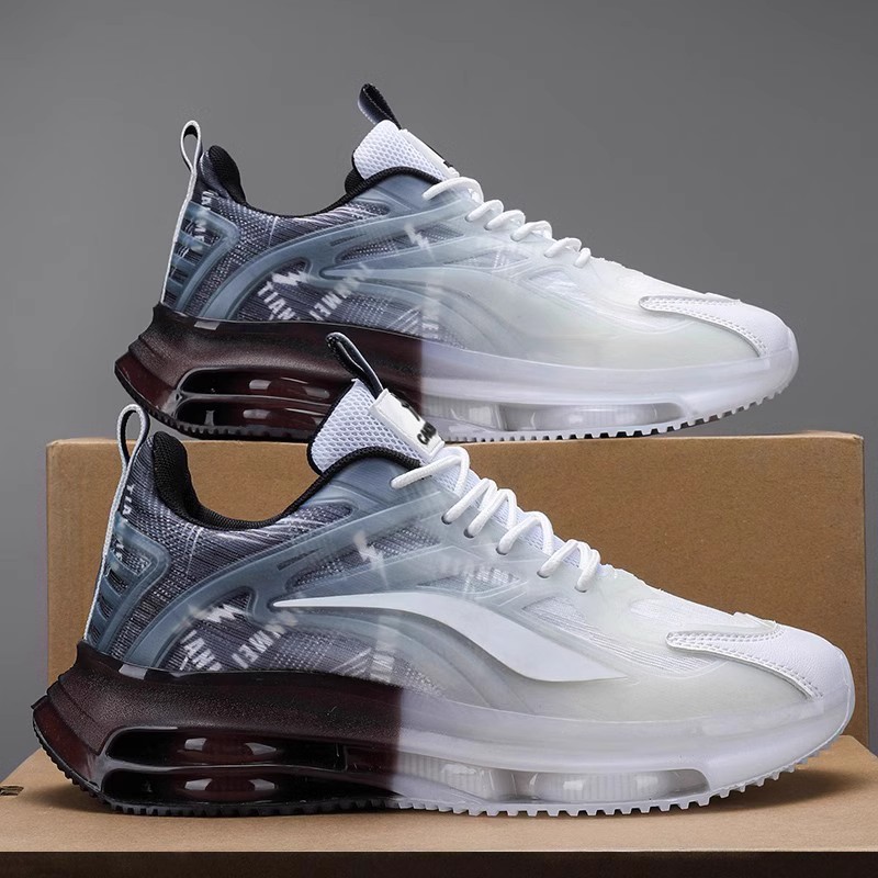 品牌男鞋2024新款夏季透气休闲男士增高气垫跑步运动老爹鞋