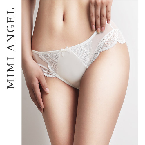 MimiAngel性感蕾丝内裤女纯棉裆