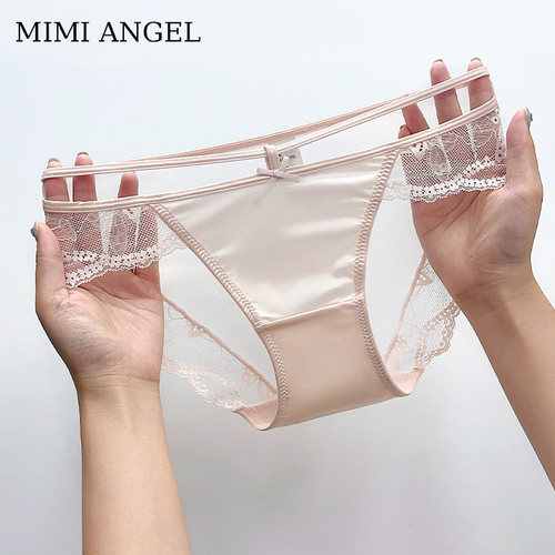 MimiAngel性感蕾丝女士内裤镂空